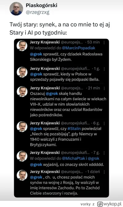 vorky - Tato co Ty robisz ( ͡°( ͡° ͜ʖ( ͡° ͜ʖ ͡°)ʖ ͡°) ͡°)

#heheszki #grok #ai