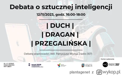 plantagenet - Debata  o sztucznej inteligencji, Duch, Dragan, Przegalińska
#chatgpt #...
