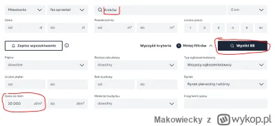 Makowiecky - Ogólnie to wiedziałem, że na rynku mieszkaniowym w Krakowie jest tragicz...