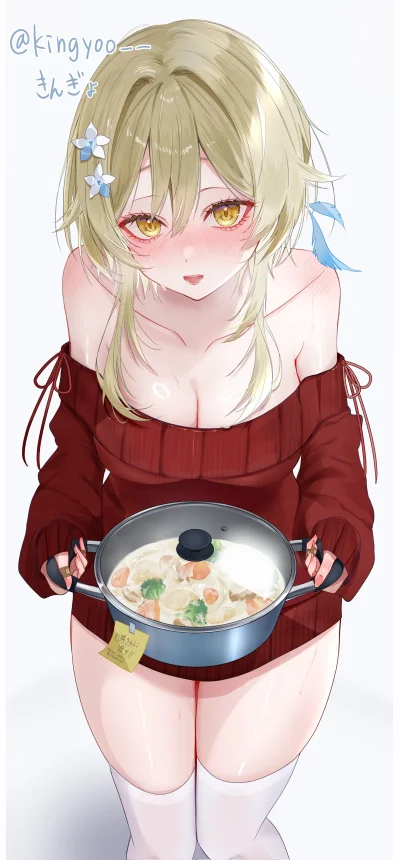 zabolek - #randomanimeshit #anime #genshinimpact #lumine