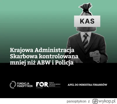 panoptykon - Skarbówka kontrolowana gorzej niż ABW czy policja
Fundacja Panoptykon i ...