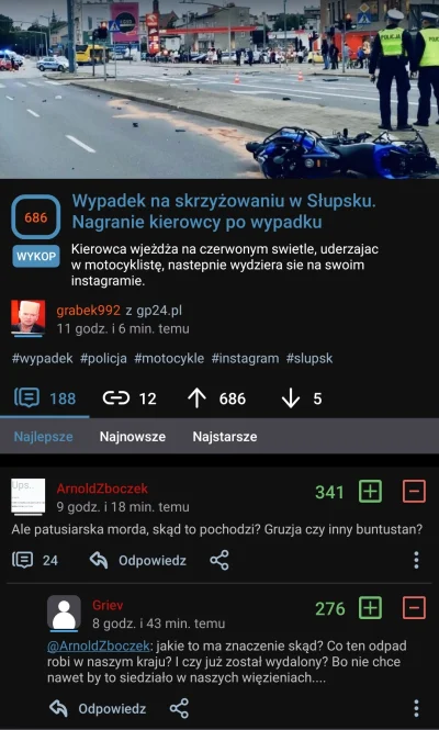 DzonySiara - Polak powoduje wypadek, po zdarzeniu nagrywa filmik i mówi w innym język...