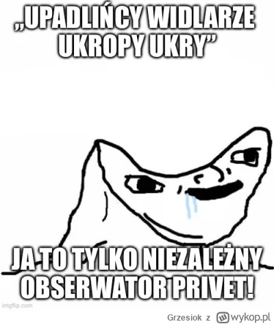 Grzesiok - Lubię czytać te ruskie wpisy. 

Gdy towarzysze na różnych forach łudzą się...