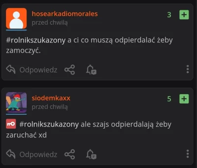 sradam - #rolnikszukazony wielkie umysły wykopków myślą podobnie