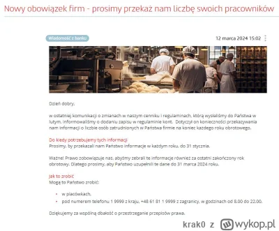 krak0 - Faktycznie wszedł taki przepis, że banki mają dostawać informacje o liczbie p...