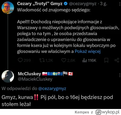 Kempes - #polityka #wybory #bekazpisu #bekazlewactwa #heheszki 

( ͡°( ͡° ͜ʖ( ͡° ͜ʖ ͡...