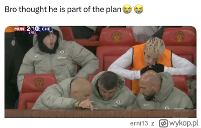 erni13 - Ciekawe kiedy Garnacho zacznie walić fochy ( ͡° ͜ʖ ͡°)

#united #chelsea #me...
