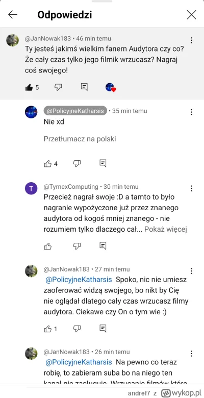 andref7 - #yanek #zwrotnaskarb ej @zwrotnaskarb weź wymyśl coś swojego. Może jak pali...