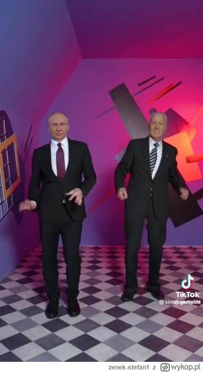 zenek-stefan1 - @panzerfucker:  nie jest wyższy. I biden słabiej tańczy, zauważyłeś? ...