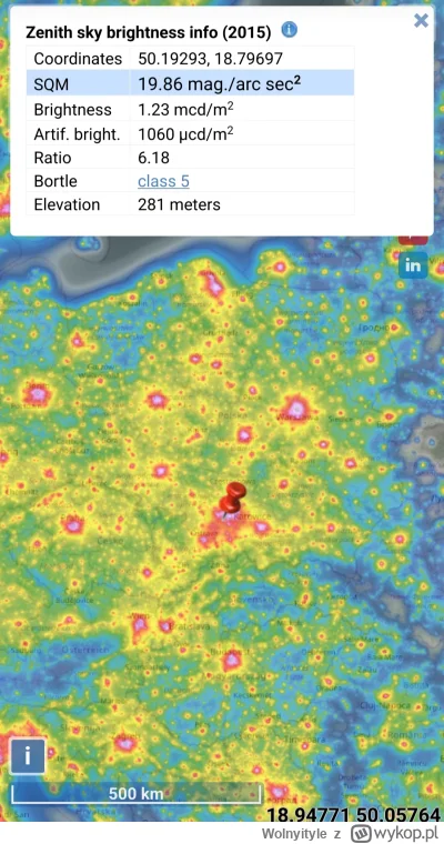 Wolnyityle - >light pollution map

@pawelwojciech:   łoo Panie mieszkam tam gdzie naj...