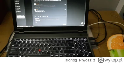 RichtigPiwosz - @czympyrympym: 
Co Wy wiecie o posiadaniu ThinkPada ... ;P W tej chwi...