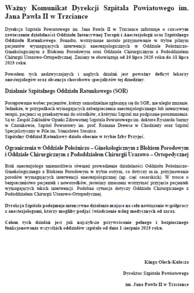 get-rekt - Lobby lekarskie w Trzciance doprowadza do potencjalnych zgonów... Ja pierd...