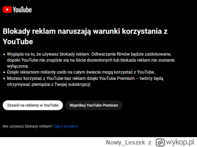 Nowy_Leszek - czy nie a sposobu na to gówno? #blokada #reklam #youtube #firefox #adbl...