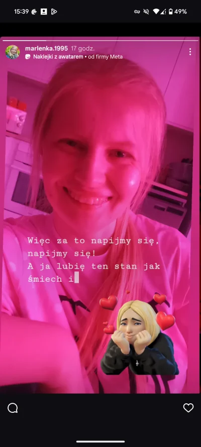 maxelm2 - Jak byś ktoś się zastanawiał co tam u Marlenki. Taki teraz jej wygląd. #dan...