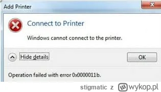 stigmatic - #komputery 

Mirki cały czas mam ten problem przy próbie podłączenia druk...