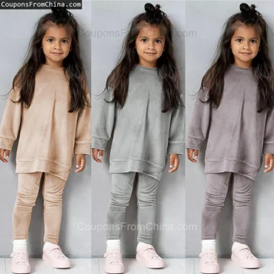 n____S - ❗ Spring Kids Girl Velvet Suit
〽️ Cena: 10.91 USD (dotąd najniższa w histori...