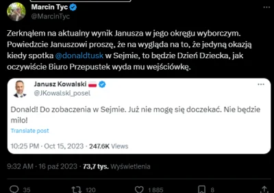 josedra52 - Częstotliwość używania słowa "Tusk" w sejmie spadnie o jakieś 80%?

#wybo...