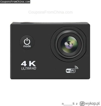 n____S - ❗ Action Camera 4K 15FPS Waterproof 1080P 30FPS
〽️ Cena: 29.99 USD (dotąd na...