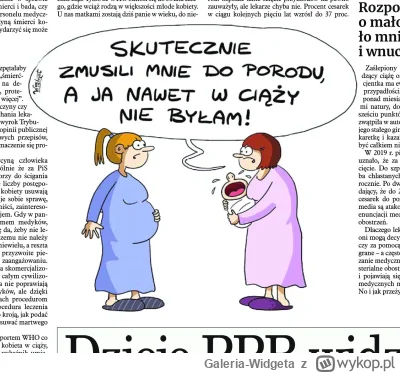 Galeria-Widgeta - Publikacja w Tygodniku NIE
Rys. Widget

#rodzenie #aborcja #porodow...