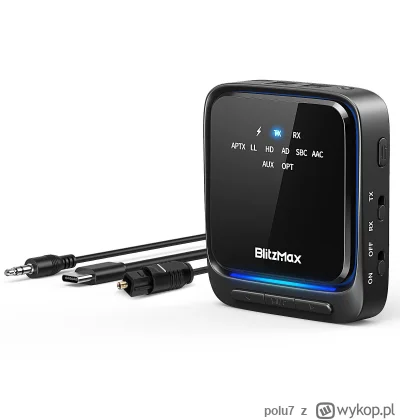polu7 - Wysyłka z Europy.

[EU-CZ] BlitzMax BT06 Audio Transmitter Receiver BT5.2 w c...