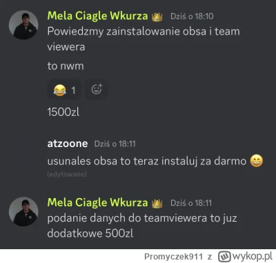 Promyczek911 - #danielmagical   jo  Mela za 1500zł pójdzie do Chłopaków z Raszei usta...