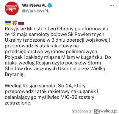 Stalionnn - #wojna #ukraina #rosja

Ruska propaganda co raz lepsza. Potężne Storm Sha...