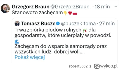 robert5502 - Dziwne bo Grzesiek namawia do zbiorki pieniędzy a nie wzywa na zalane te...
