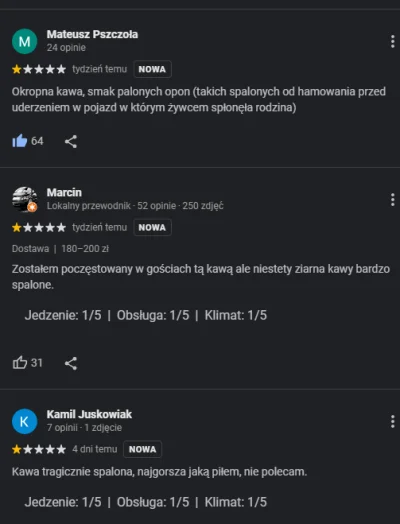 Andrzej_Buzdygan - Kilka opinii o firmie Majtczaka na google. xD 

#majtczak #morderc...