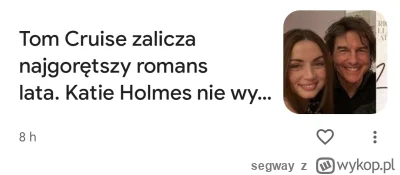 segway - Napisali artykuł o tym, że ex Toma Cruise'a dała im lajka #clickbait #wtf