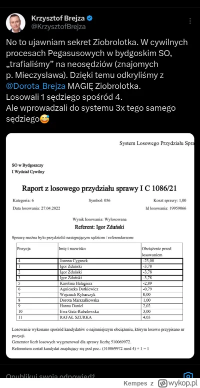 Kempes - #prawo #bekazpisu #bekazlewactwa #heheszki #polska #patologiazewsi 

Sąd sąd...