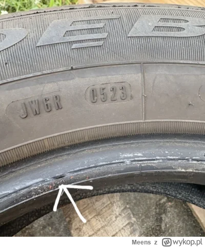 Meens - Czy takie jakby pęknięcie w zaznaczonyn strzałką miejscu zwiastuje coś złego?...