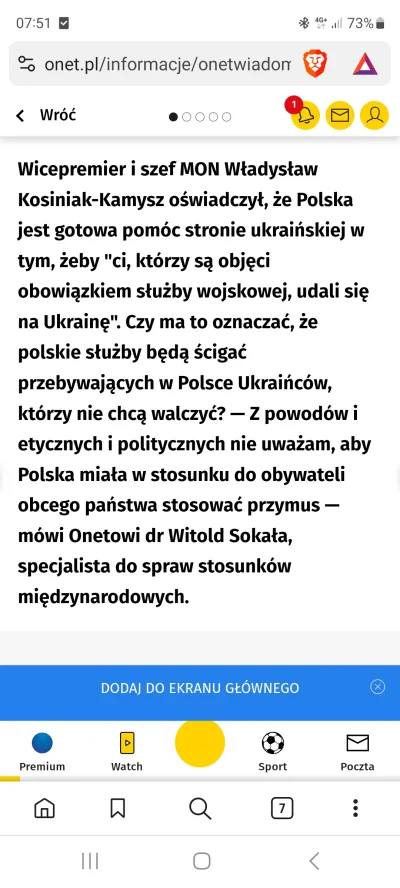 Wilczynski - #ukraina Pytanie do ekspertow z Wykopu. Czy za popieranie wysłania Ukrai...