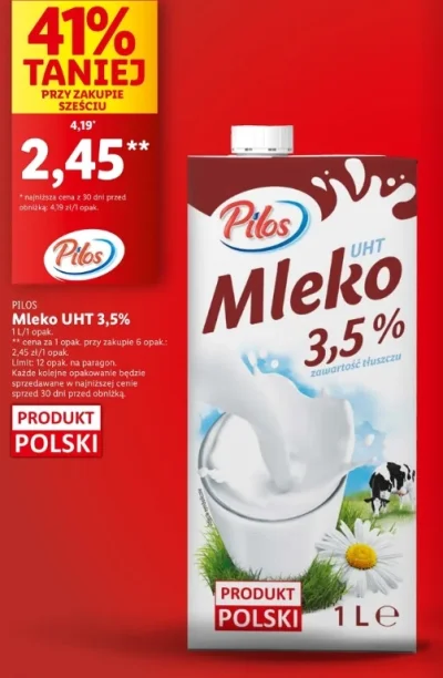 aa-aa - mleczko Boże i to 3,5% PO 2,45!
#kononowicz #lidl
