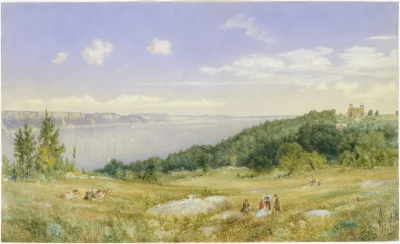 Loskamilos1 - The Palisades, John William Hill, rok 1870.

#necrobook #sztuka #malars...