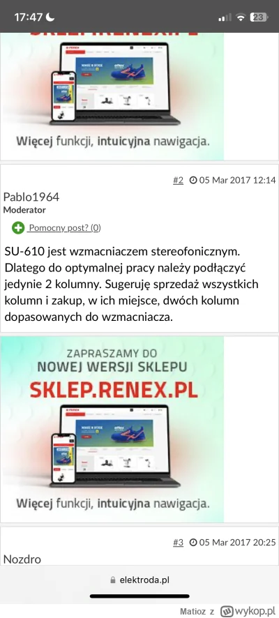 Matioz - Hejka technoświry, potrzebuję porady. Ojciec znalazł stary wzmacniacz Techni...