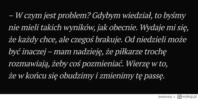 jmateuszj - #mecz spokojnie, może dziś nie poszło ale przypomnijmy, że nasz NADtrener...