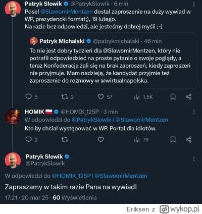 Eriksen - #heheszki #bekazkonfederacji #bekazprawakow #polityka #mentzen #wybory