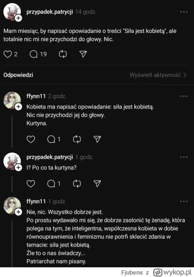 Fjubens - #logikarozowychpaskow #rozowepaski #zlotemysli #feminizm #bekazlewactwa #ti...