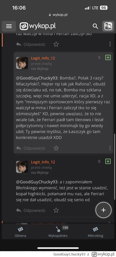 GoodGuyChucky93 - Mam nową teorie. Wydaje mi się, że @LegitInfo12 to może być sam Adr...