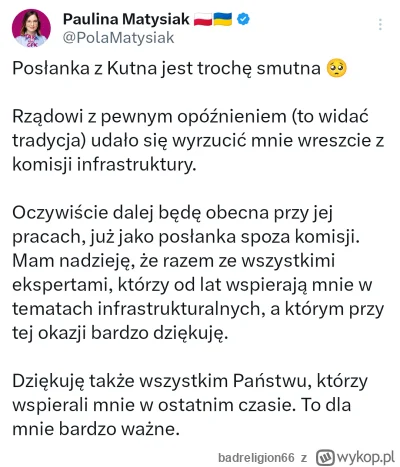 badreligion66 - #polityka Posłanka z Kutna to typowa lewaczka z umysłem nastolatki.