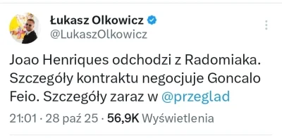Piotrek7231 - #mecz #ekstraklasa 
Chłop nie przyjął oferty przedłużenia umowy od Legi...