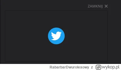 RabarbarDwurolexowy - #wykop #twitter
Hej, na wykopie nie działają mi linki("osadzeni...