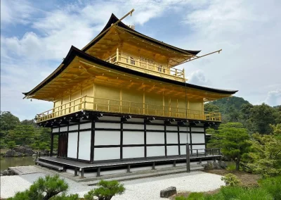 Loskamilos1 - Złoty pawilon, świątynia zen zlokalizowana w Kioto, zbudowana w 1955 ro...