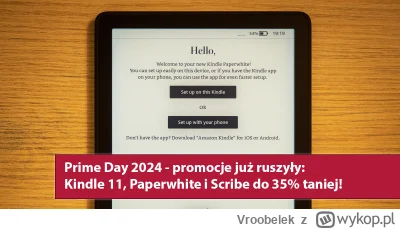 Vroobelek - Właśnie ruszyły promocje na Kindle z okazji Prime Day. Szczególnie ładną ...