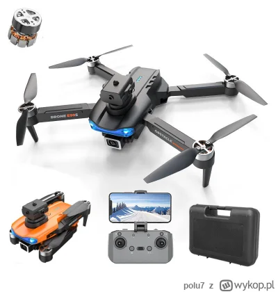 polu7 - XKJ E99S Mini WiFi FPV Drone RTF with 2 Batteries w cenie 25.99$ (104.66 zł) ...
