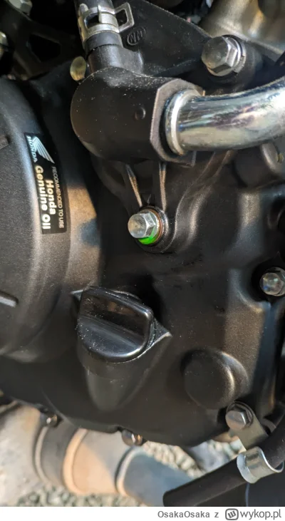OsakaOsaka - #motocykle Lekcja na dziś: miedzianą podkładkę trzeba wyżarzyć przed pon...