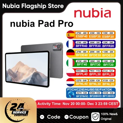 n____S - ❗ Nubia Pad Pro Ai Pad 16/512GB Snapdragon 8 Gen 3 10.9inch 144Hz [EU]
〽️ Ce...