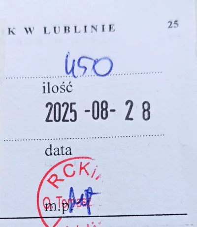 alojzy78 - 81 630 - 450 = 81 180
Data donacji - 28.08.2025
Rodzaj donacji - krew pełn...