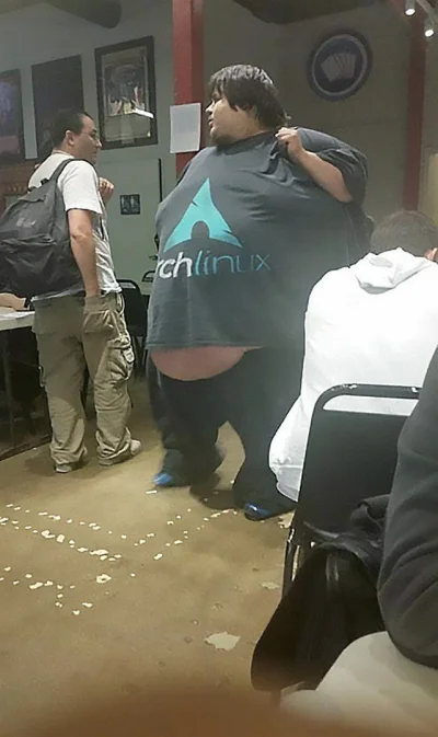 t.....o - Gapisz mi się na bebech? #heheszki #linux #bekazlinuksiarzy #humorobrazkowy