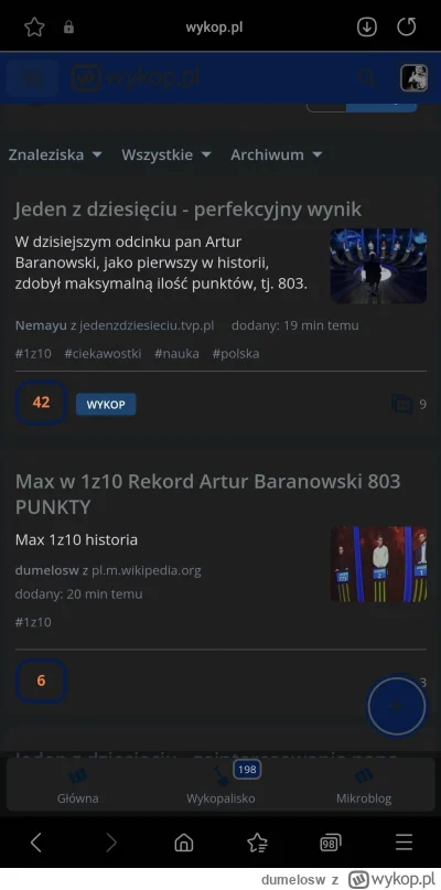 dumelosw - @Goronco: jeszcze przestawiają sobie czas dodania znalezisk xx ale chuiki ...